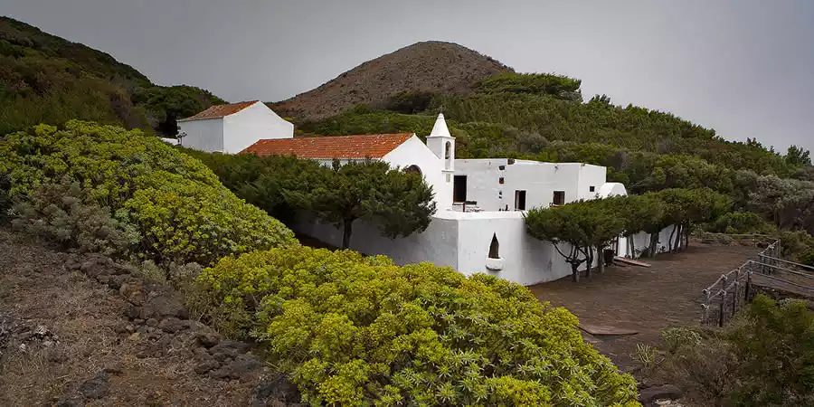the Santuario de Nuestra Señora de los Reyes on the La Dehesa plain, El Hierro